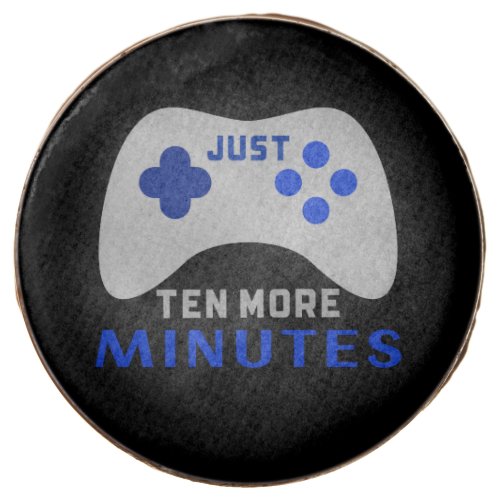 Just Ten More Minutes Black Gamer Chocolate Covered Oreo
