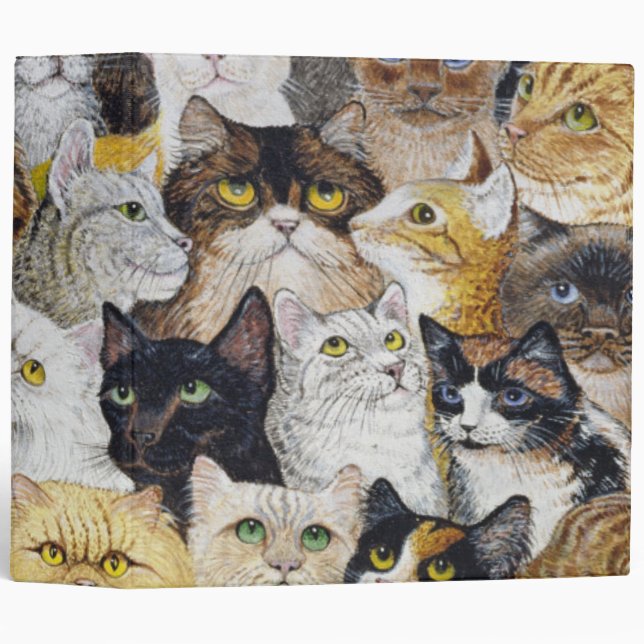 Just the Cat's Whisker 3 Ring Binder (Front/Spine)