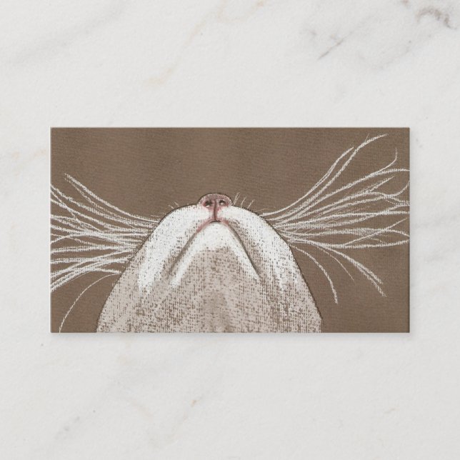 JUST THE CATS WHISKERS BUSINESS CARD (Front)