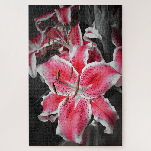 Just the Pink Stargazer Lily Jigsaw Puzzle