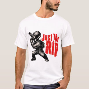 Just the Rip Welding Humor – Bold Welder Graphic T-Shirt