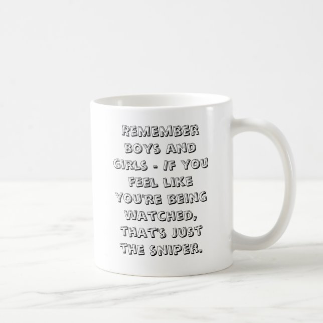 Just the Sniper Coffee Mug (Right)