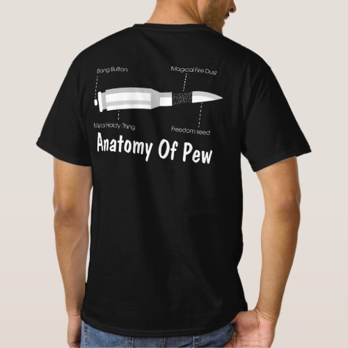 Just The Tip I Promise Anatomy of a Pew Enough Gun T_Shirt