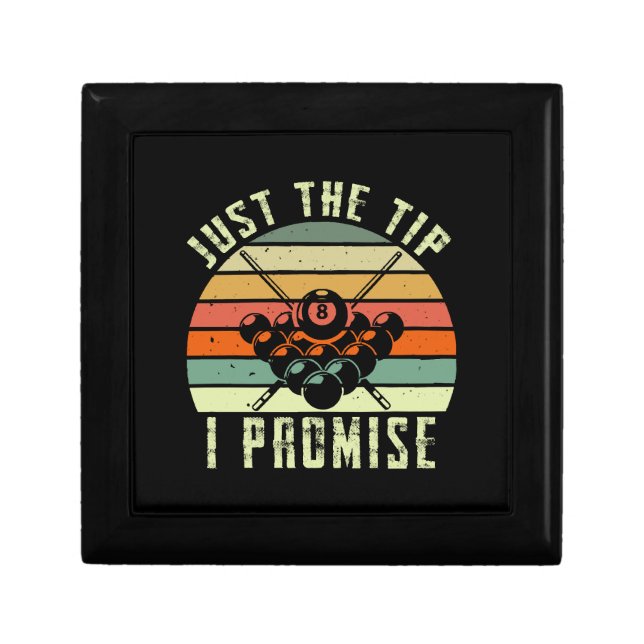 Just The Tip I Promise Billiards Gift Box (Front)