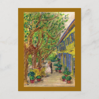 Just the Two of Us (Wedding art) Postcard