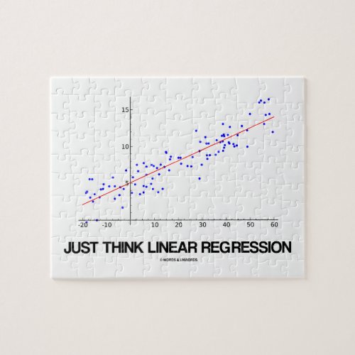 Just Think Linear Regression Statistics Jigsaw Puzzle