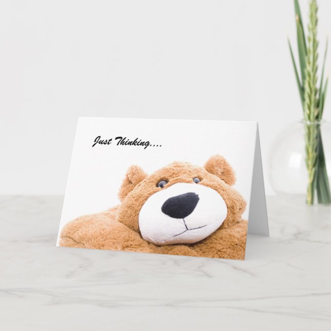 Just thinking about how much I Love You Holiday Card (Front)