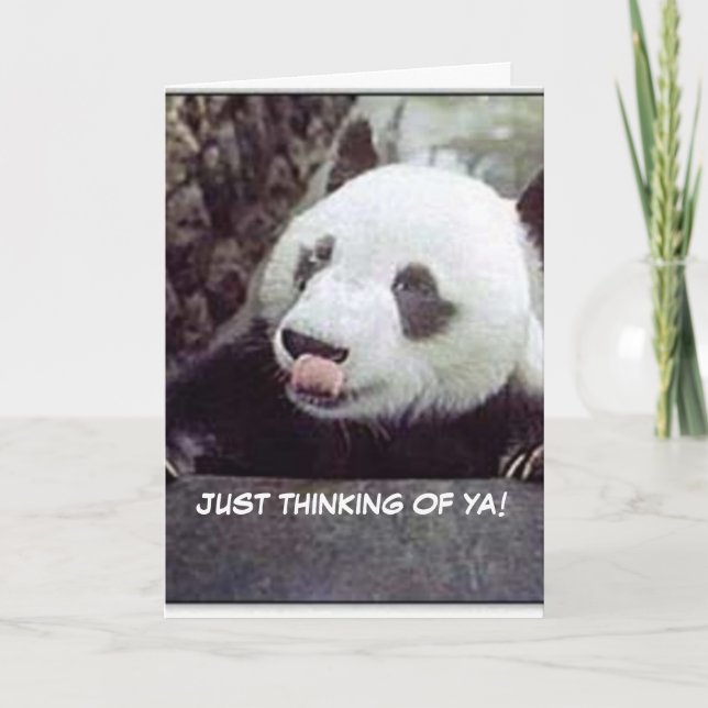 Just thinking of you! card (Front)