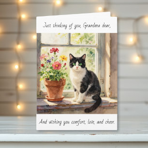 Just Thinking of You Grandma Sweet Poem Card