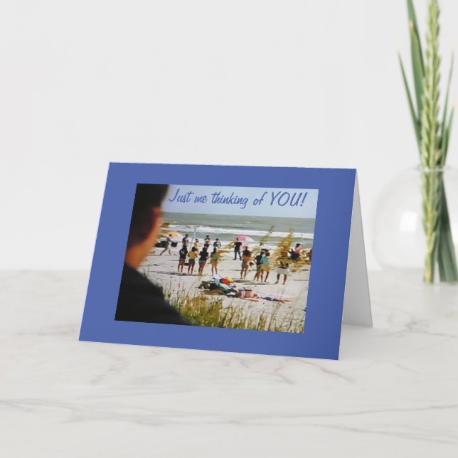 JUST THINKING OF YOU - MILITARY CARD (Front)