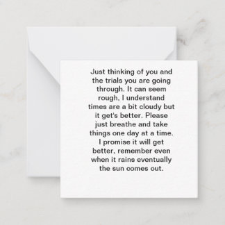 Just Thinking of You Note Card