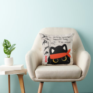 JUST THIS - Soot's Inklings Tote Throw Pillow