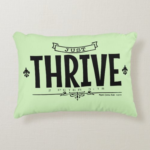 Just Thrive Accent Pillow