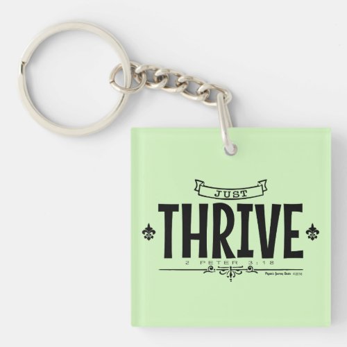 Just Thrive Keychain