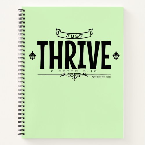 Just Thrive Notebook