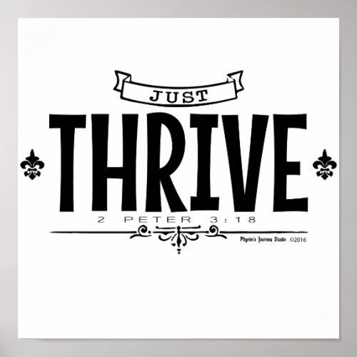 Just Thrive Poster