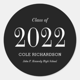 Just Timeles Graduation Stickers or Envelope Seals