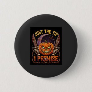 Just Tip Premise Halloween Pumpkin Bloody Knives_1 Button