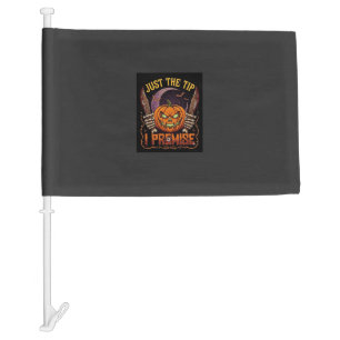 Just Tip Premise Halloween Pumpkin Bloody Knives_1 Car Flag