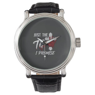 Just Tip Promise Halloween Bloody Hand Cross Watch
