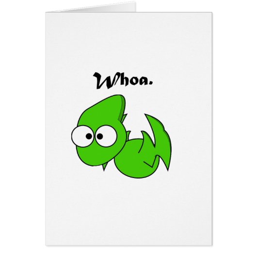 Just Tired Funny Dragon or Pterodactyl Cartoon Cards (Front)