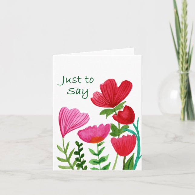 Just to say card (Front)