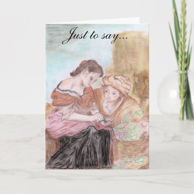 Just to say I care Thank You Card (Front)