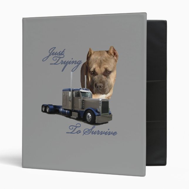 Just Trying To Survive Log Book Binder (Front/Inside)