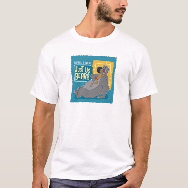 Just Us Bears: Mowgli and Baloo Disney T-Shirt (Front)