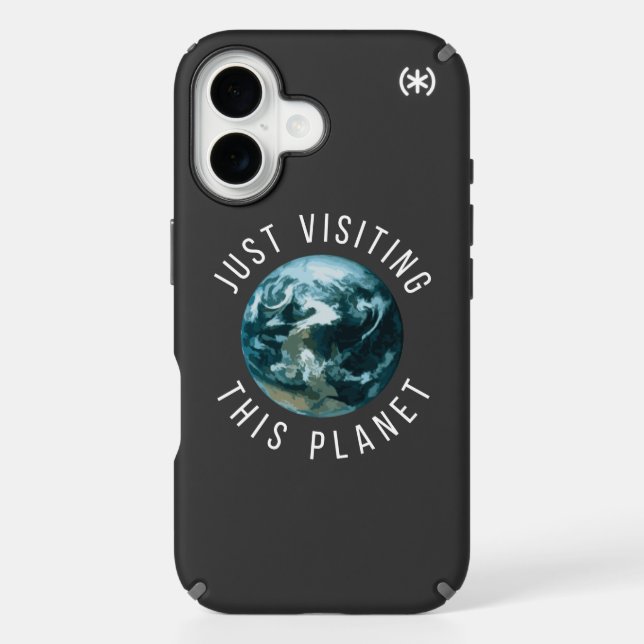 Just Visiting This Planet Speck iPhone Case (Front)