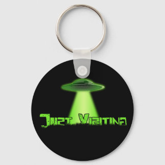 Just Visiting V2 Keychain