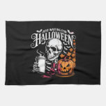 Just Waiting For Halloween Kitchen Towel