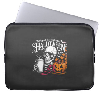 Just Waiting For Halloween Laptop Sleeve