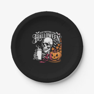 Just Waiting For Halloween Paper Plates