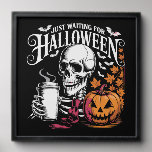Just Waiting For Halloween Peel And Stick Photo Tile