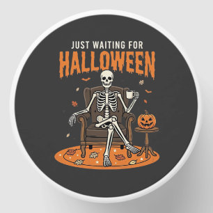 Just Waiting For Halloween Skeleton Design_1 Mini Candle Favors