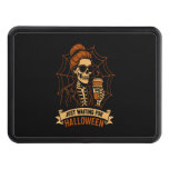 Just Waiting for Halloween Skeleton Hitch Cover