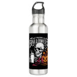 Just Waiting For Halloween Stainless Steel Water Bottle
