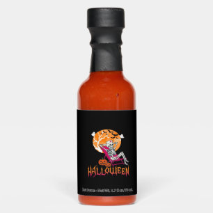 Just Waiting For Halloween Summer Nurse Skeleton P Hot Sauces