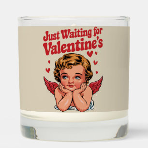 Just Waiting For Valentine's Retro Baby Cupid Love Scented Candle