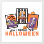 Just Waiting Halloween Fall Vibes Wall Decal