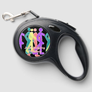 Just Walking The Dog Retractable Pet Leash