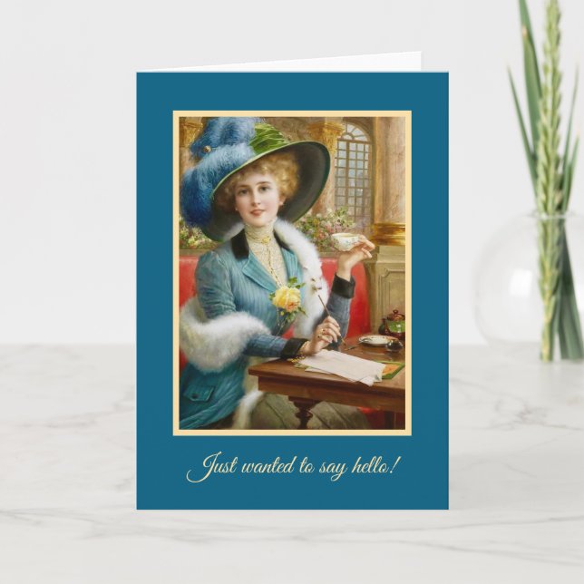 Just wanted to say hello! card (Front)