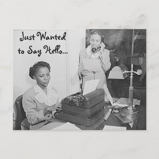 Just Wanted to Say Hello Postcard