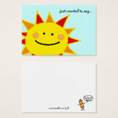 just wanted to say sun) (Front & Back)