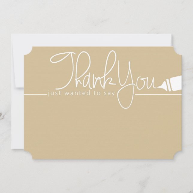 Just Wanted to Say Thank You Card (Front)