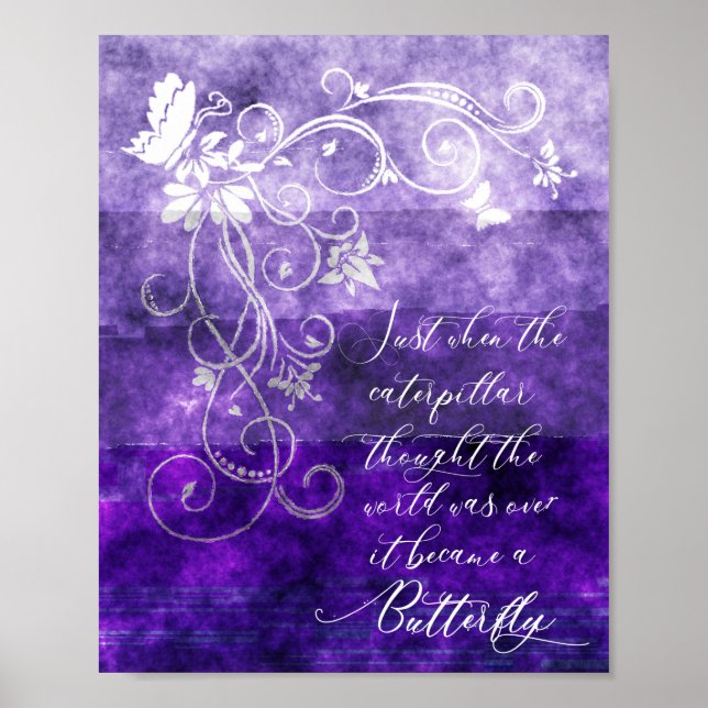 Just When the Caterpillar Thought World Was Over Poster (Front)