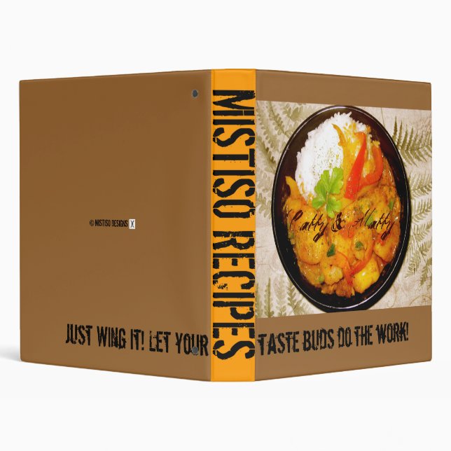 JUST WING IT 3 RING BINDER (Background)