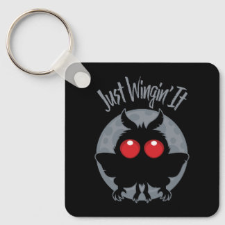 Just Wingin' It Mothman Mischief Keychain
