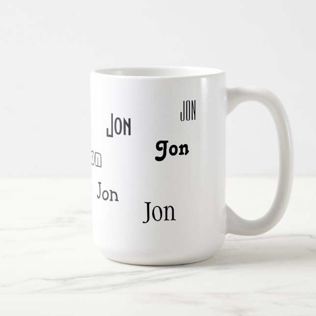 Just your name coffee mug (Right)